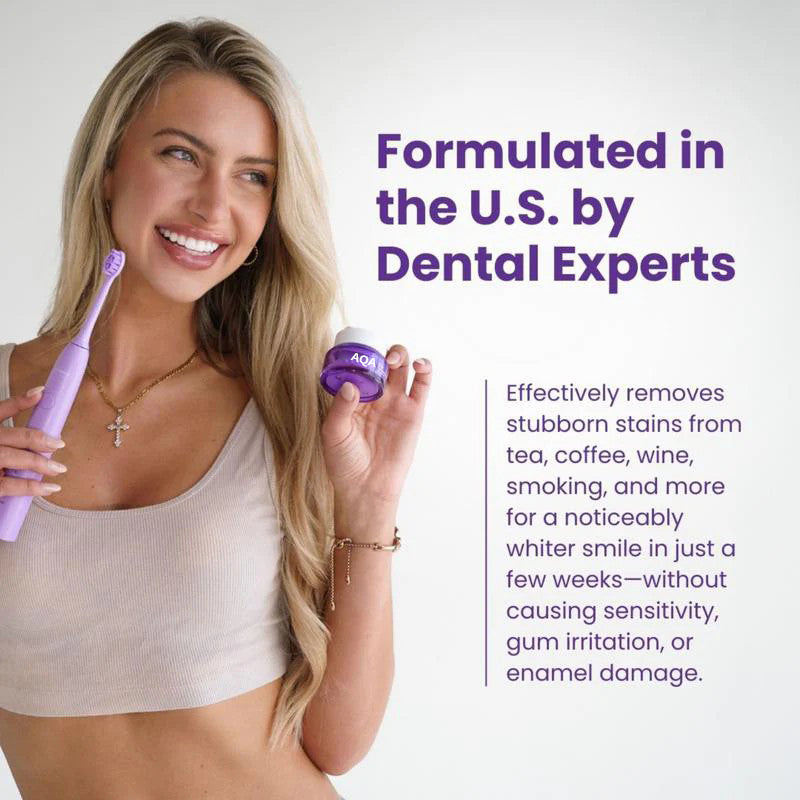Final 3 Hours: 60% OFF🔥 AQA Teeth Whitening & Vegan Powder