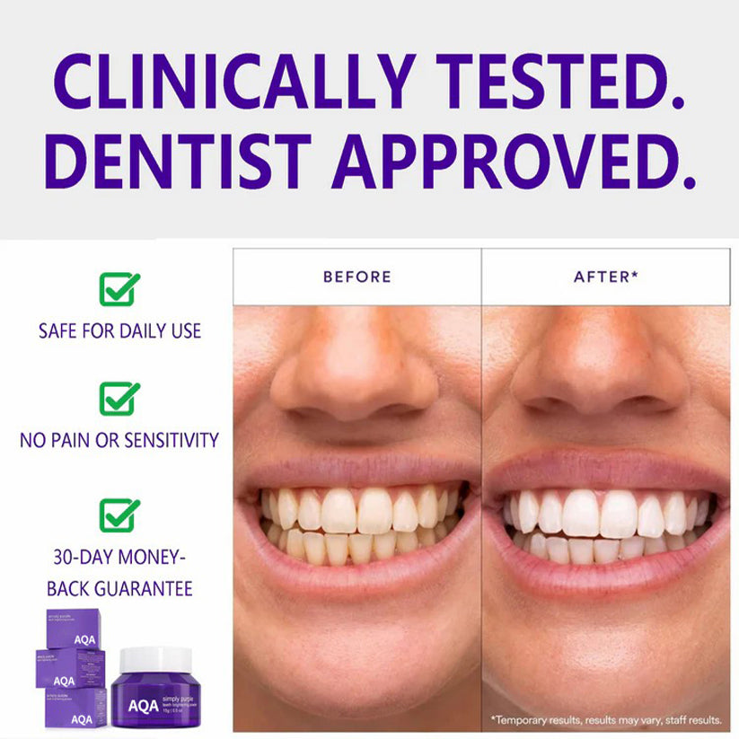 Final 3 Hours: 60% OFF🔥 AQA Teeth Whitening & Vegan Powder