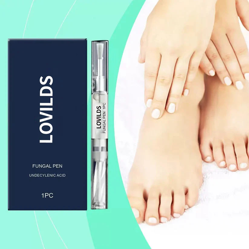 Toenail Fungus Pen - UNDECYLENIC ACID 25% - Daily Solution for Brittle & Thickened Nails