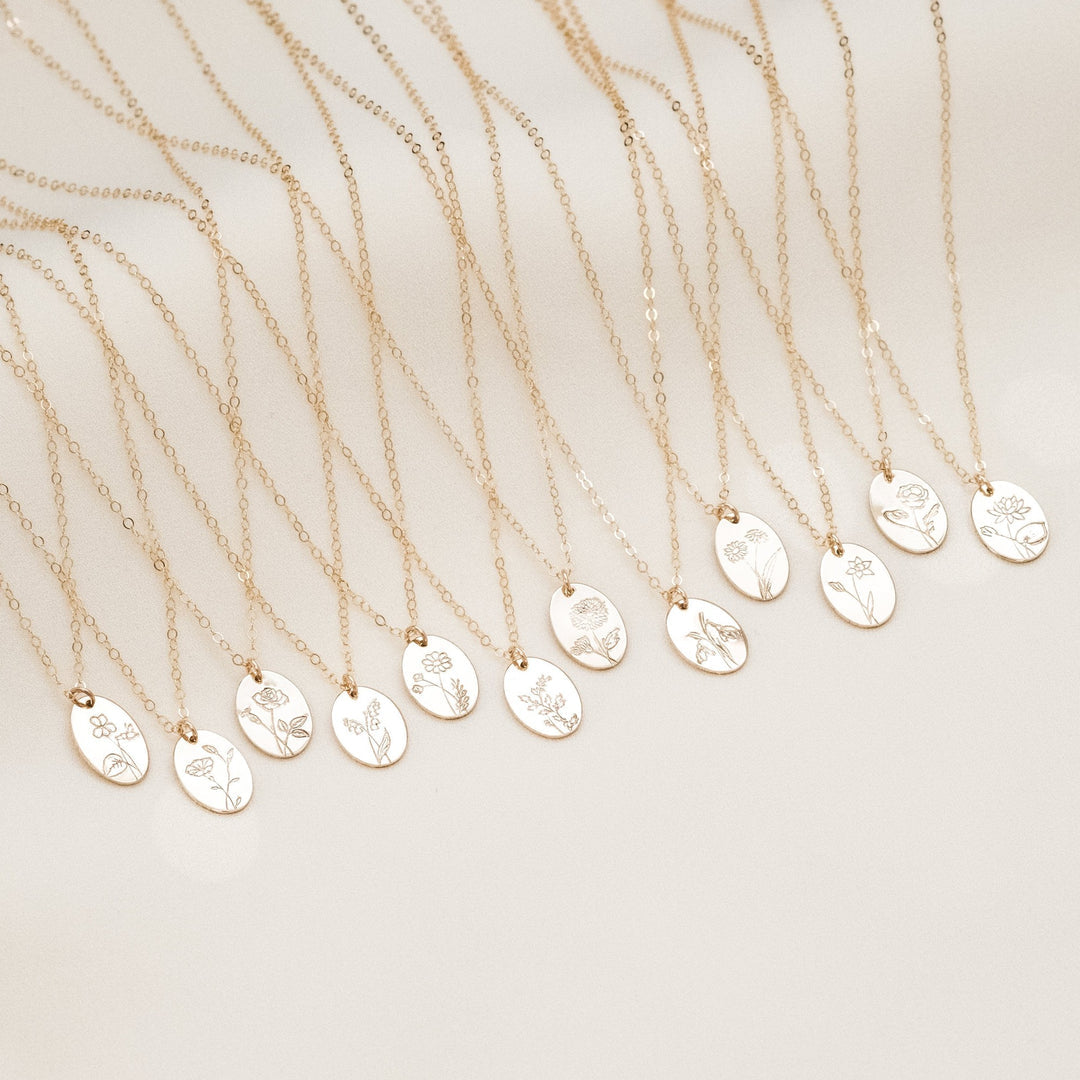 π₯ 50% OFF πΈ Birth Flower Necklace π Perfect Gift