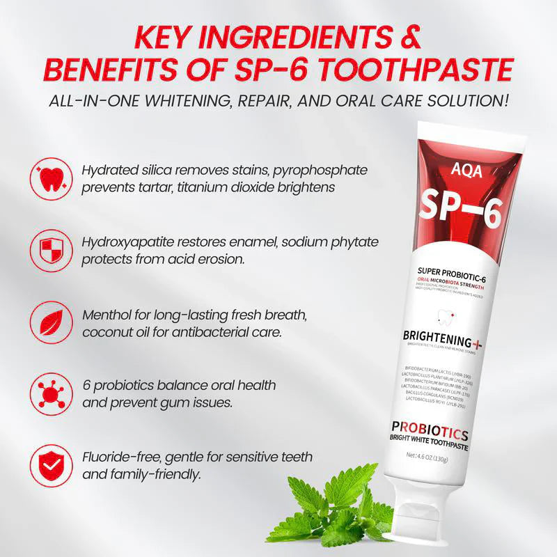 đ„ Final Day 80% OFF đ„- Official Stoređ AQA SP-6 Toothpaste