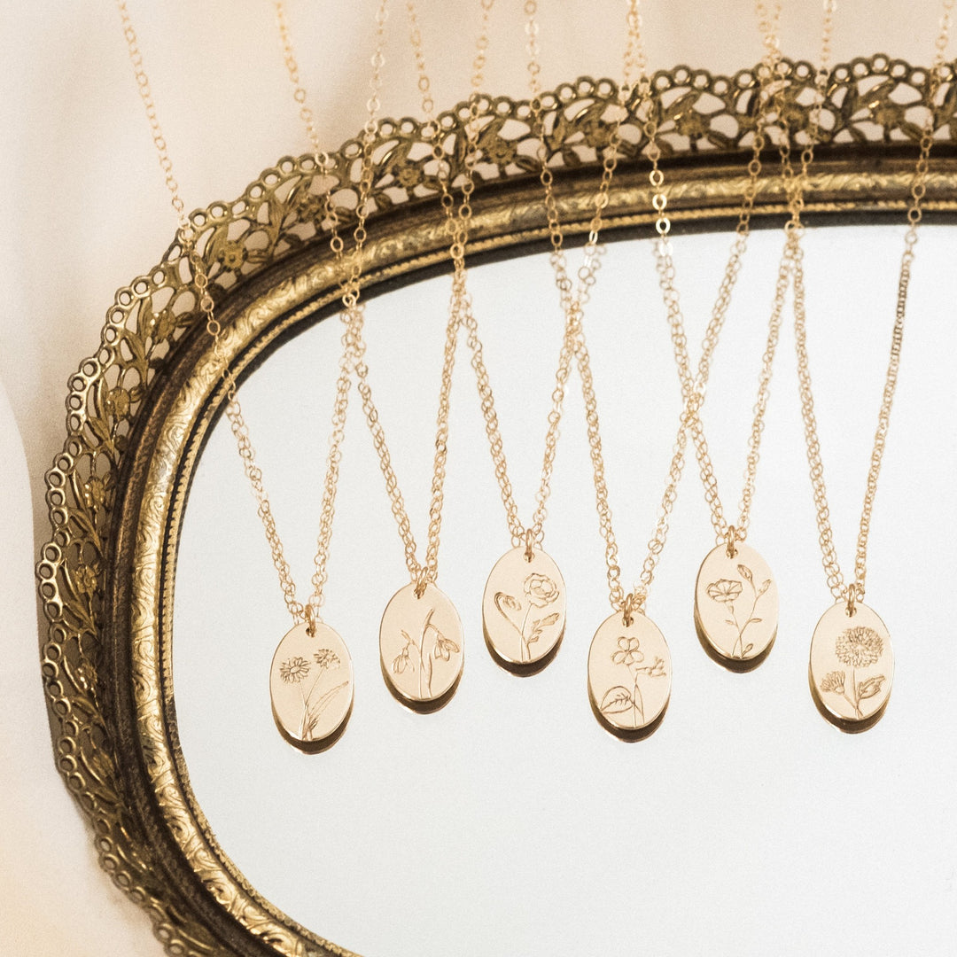π₯ 50% OFF πΈ Birth Flower Necklace π Perfect Gift