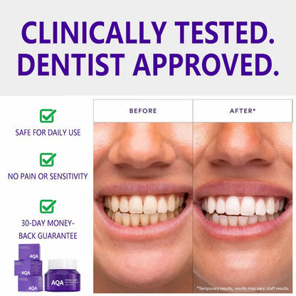 Final 3 Hours: 60% OFF🔥 AQA Teeth Whitening & Vegan Powder