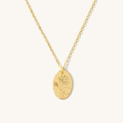 🔥 50% OFF 🌸 Birth Flower Necklace 🎁 Perfect Gift