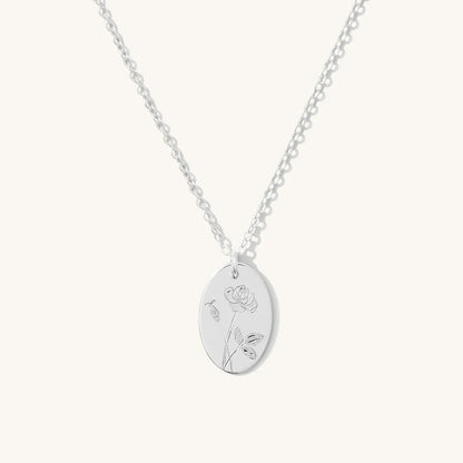 🔥 50% OFF 🌸 Birth Flower Necklace 🎁 Perfect Gift