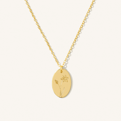 🔥 50% OFF 🌸 Birth Flower Necklace 🎁 Perfect Gift